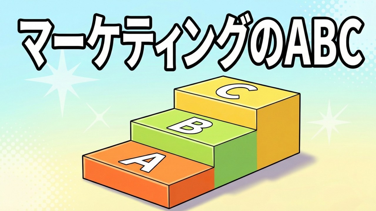 マーケティングのABC ステップ図